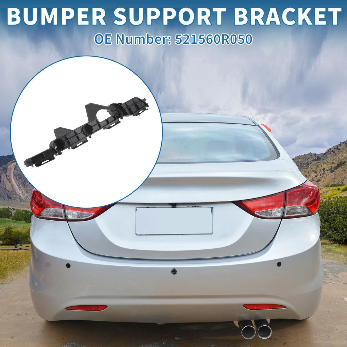 Left Rear Bumper Retainer Bracket for Toyota RAV4 (2016–2018)