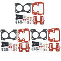 3Pcs Carburetor Rebuild Kit for Johnson Evinrude (398526, 439076, 435443)