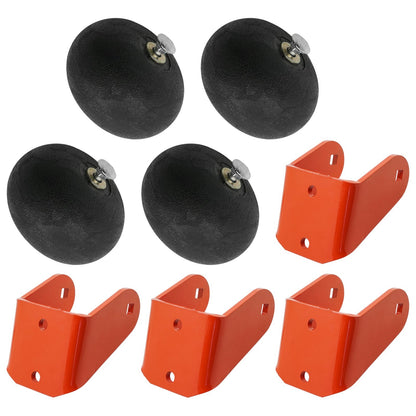 Deck Anti Scalp Wheel Rollers and Brackets for Scag SCZ48V (2009–2024)