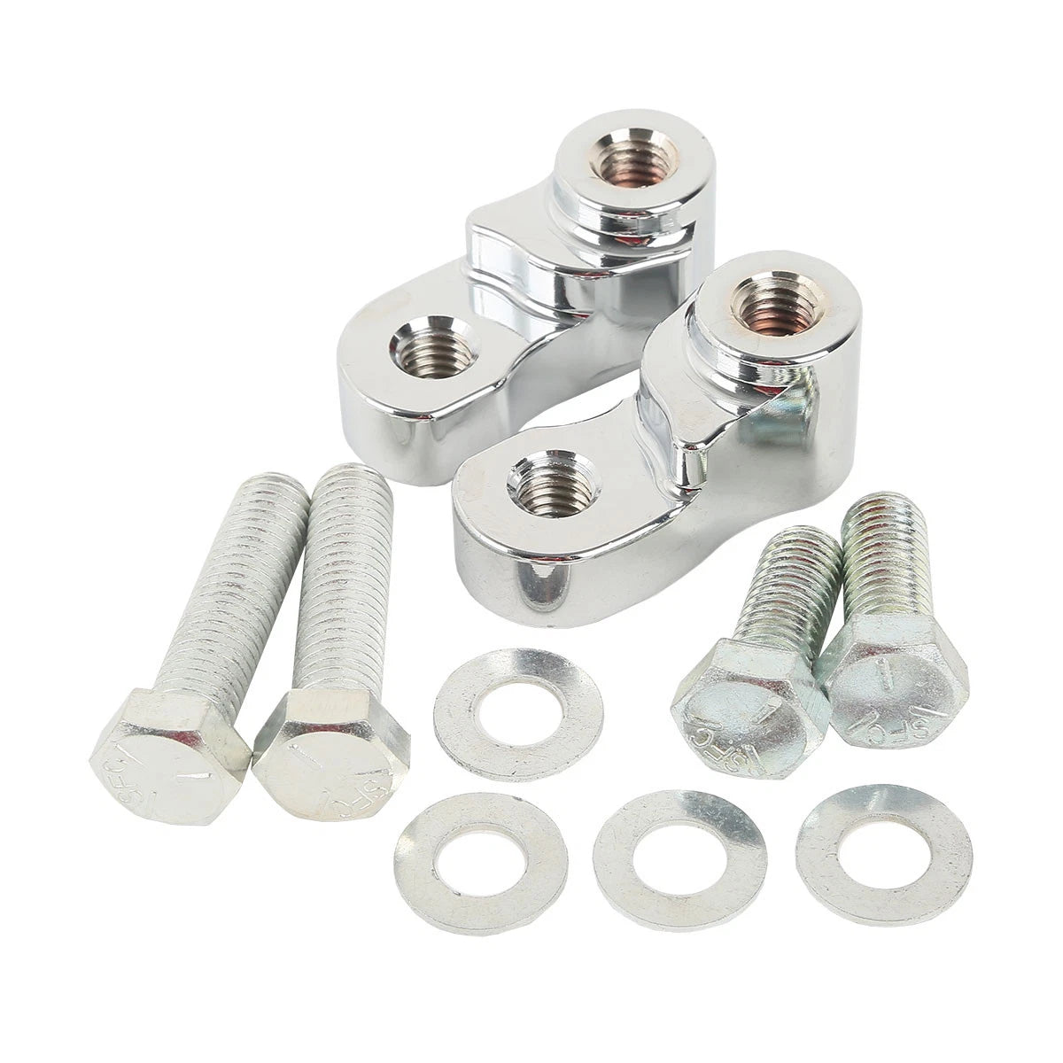 Chrome 1" Rear Lowering Kit for Harley Sportster 883 1200 XL (2005–2017)
