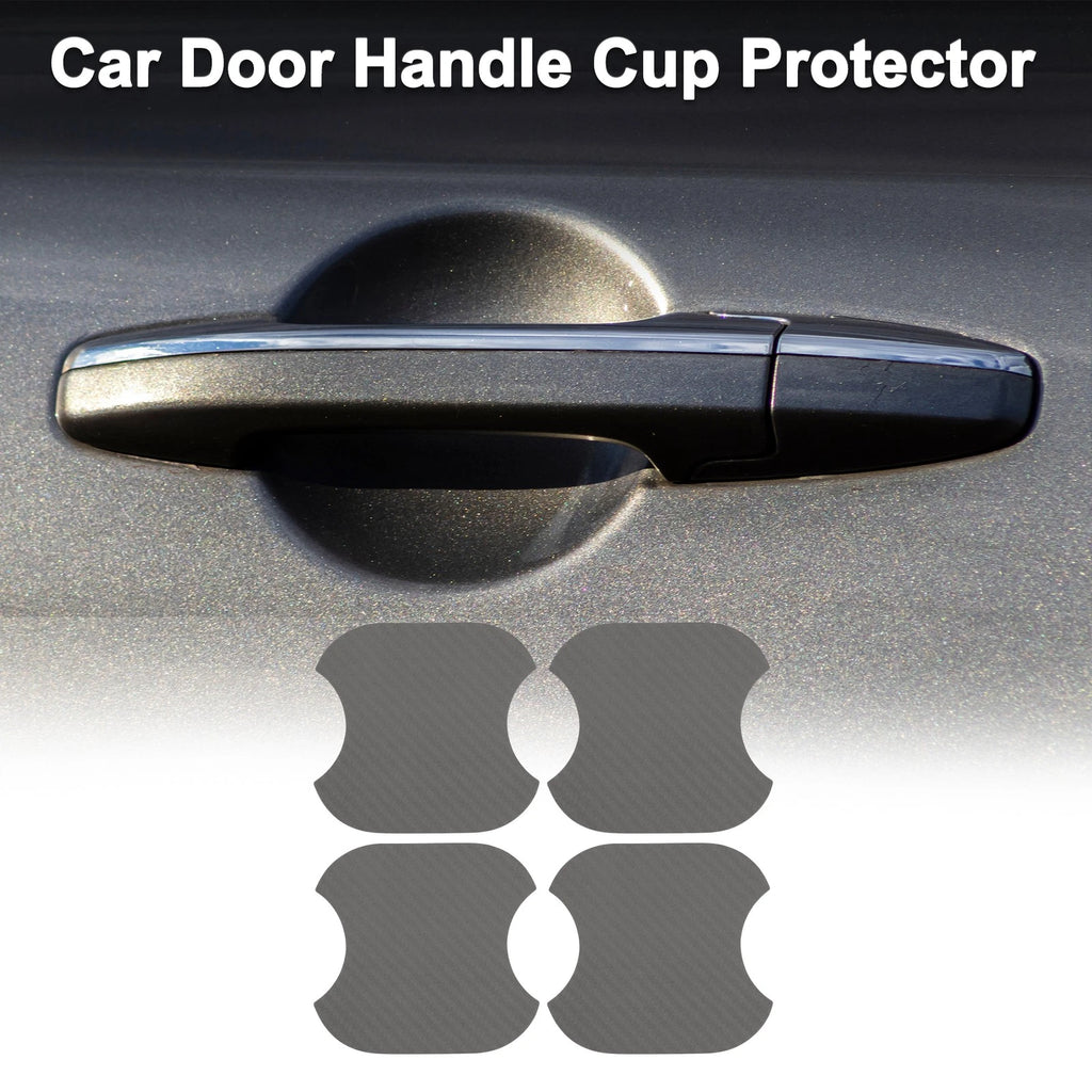 Car Door Handle Scratch Protector for Universal Vehicles (91x93mm, Gray)