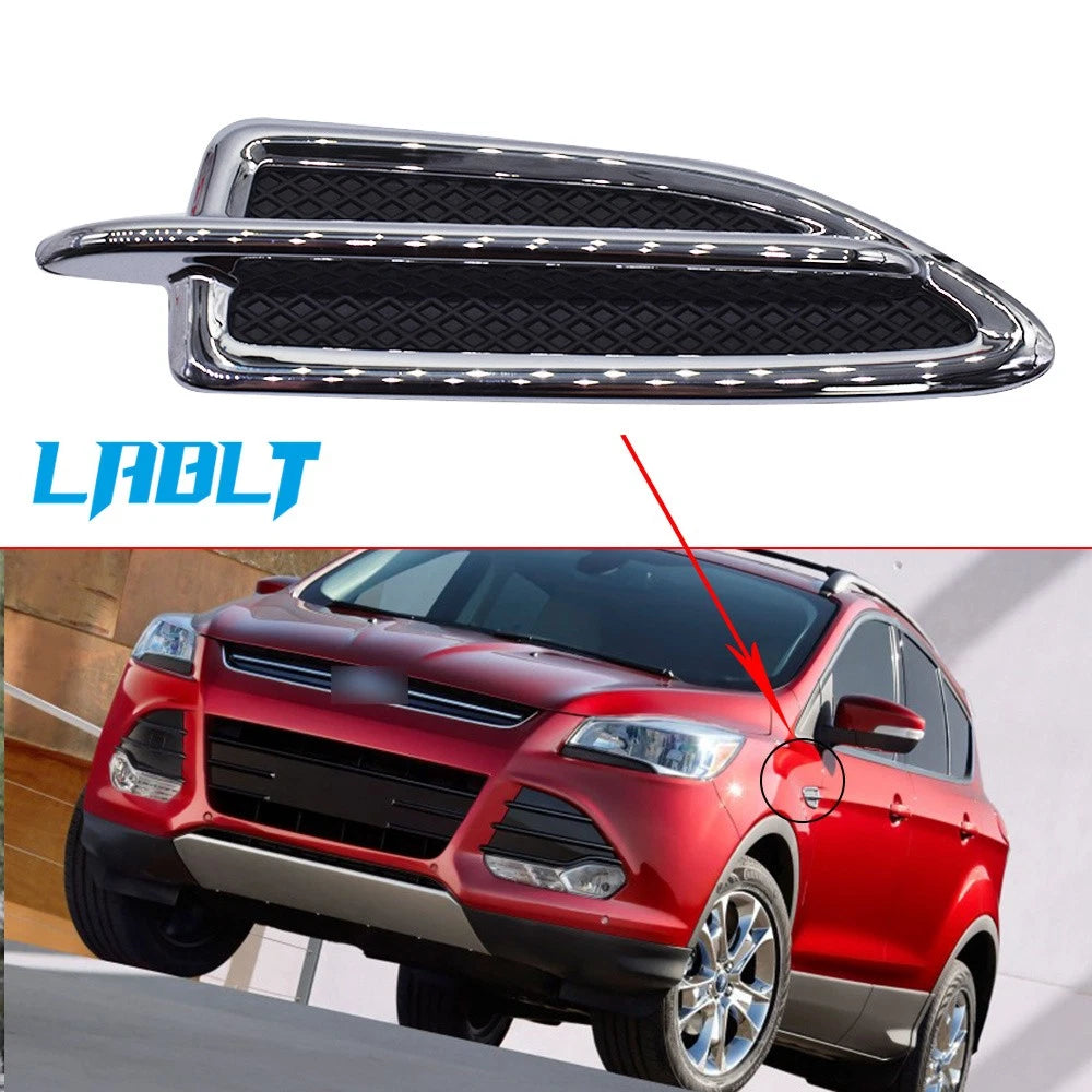 Left Driver Fender Chrome Emblem Moulding for Ford Escape (2013–2015)