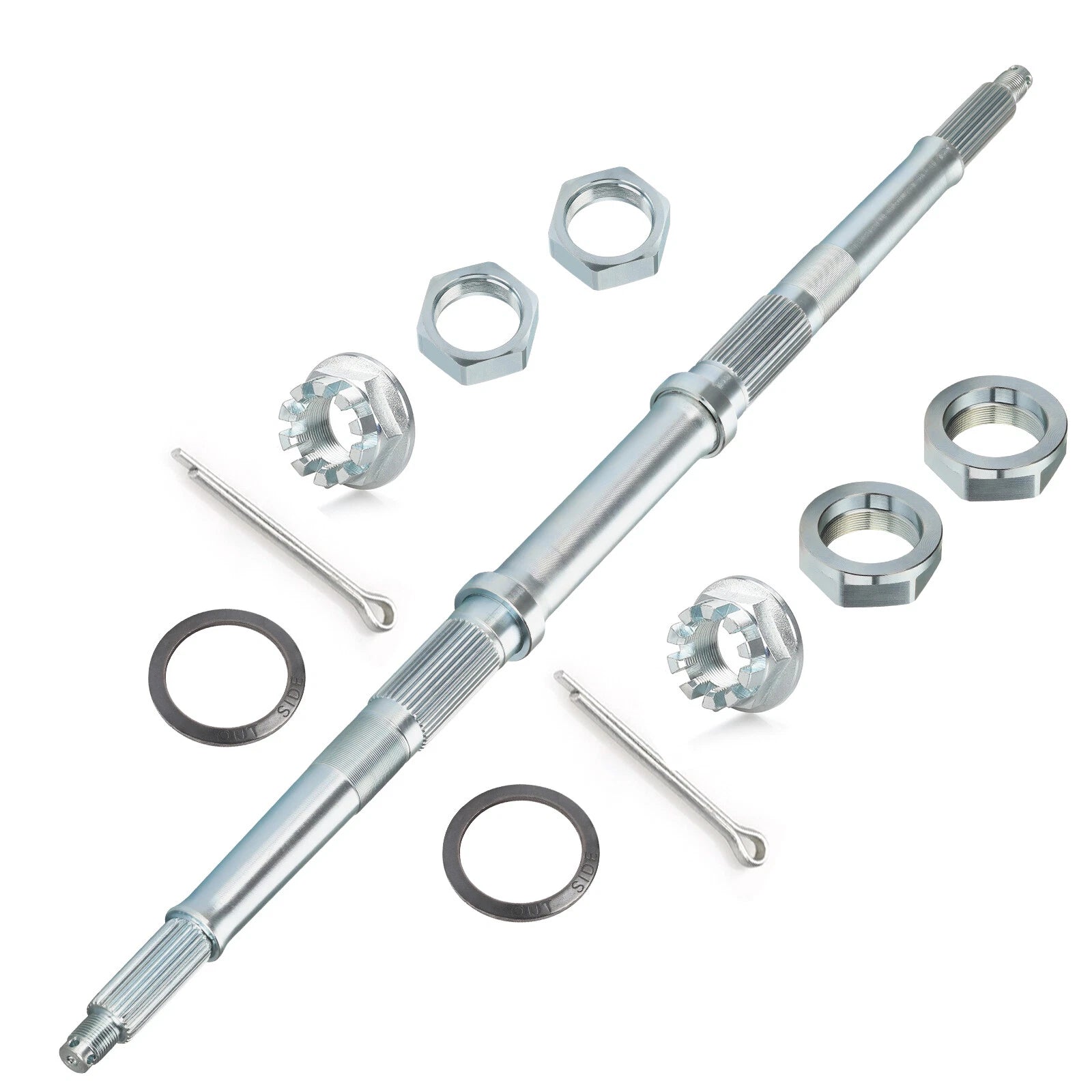 Rear Axle Shaft w/ Nut Pin Kit for Honda FourTrax 300 (1993–2000)