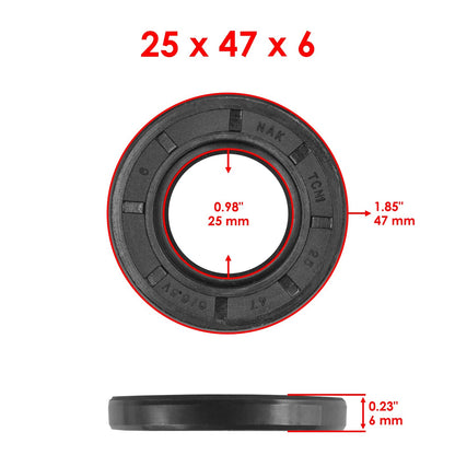 Rear Wheel Ball Bearings Seals Kit for Honda CRF150F (2003–2015)