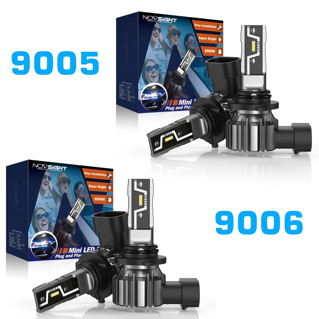9005 9006 LED Headlight Bulbs Kit for High/Low Beam (6500K)