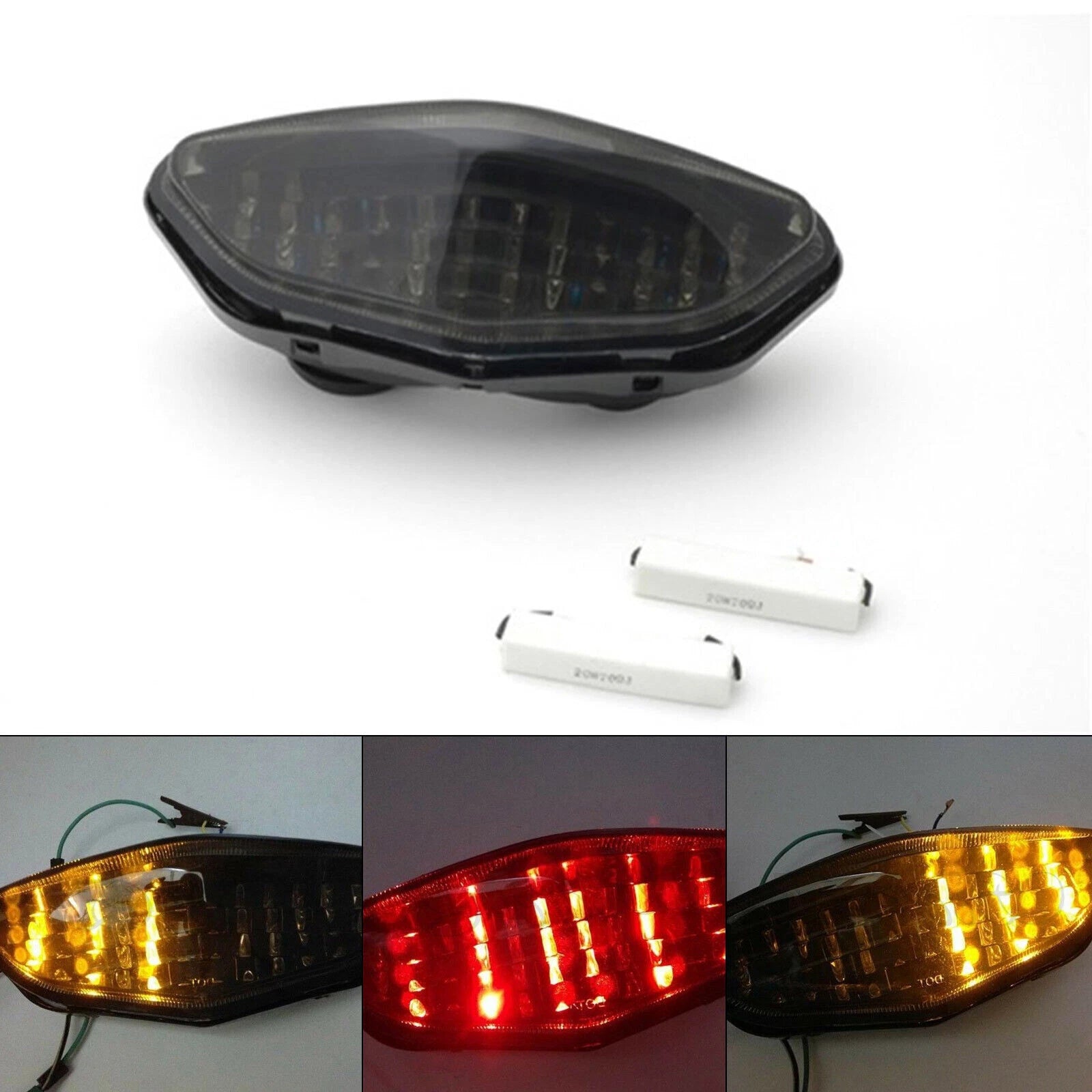 Integrated LED TailLight Turn Signals for Suzuki V-Strom 650/DL650 1000/DL1000