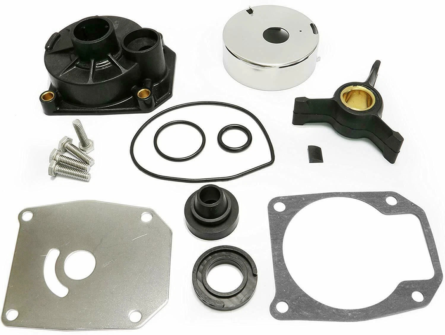 Water Pump Impeller Kit for Johnson Evinrude 35 40 48 50HP (18-3394 433548 438592)