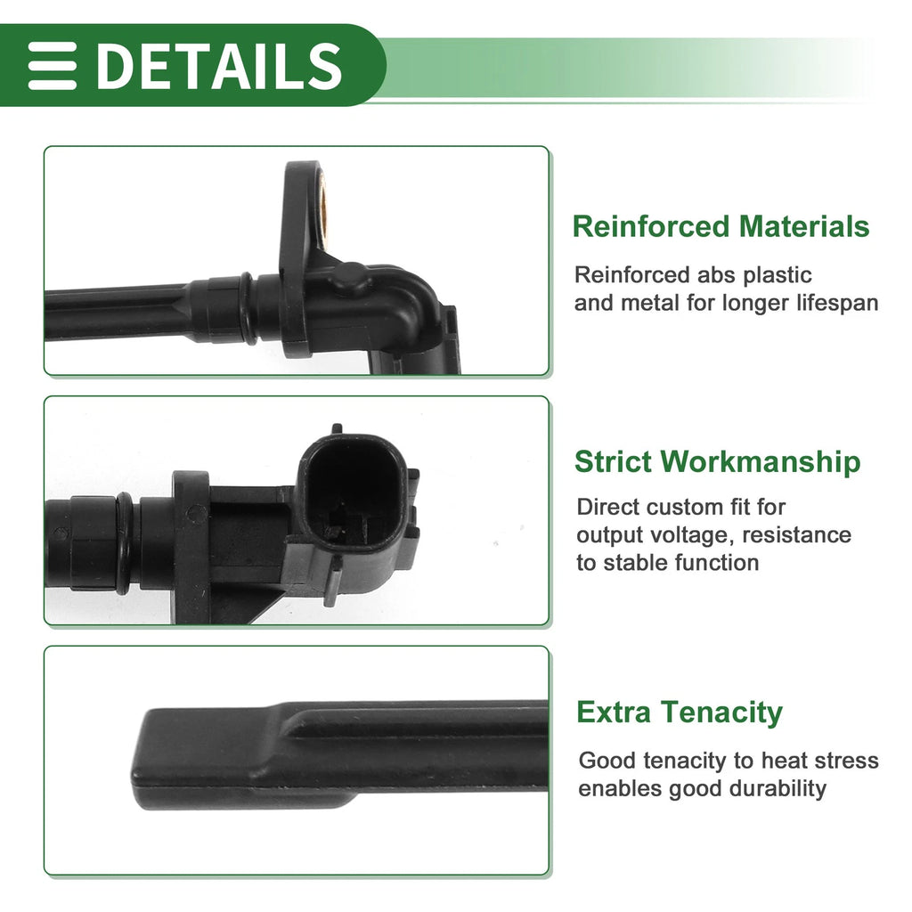 ABS Wheel Speed Sensor Rear Left for Toyota Sequoia (2008–2017)