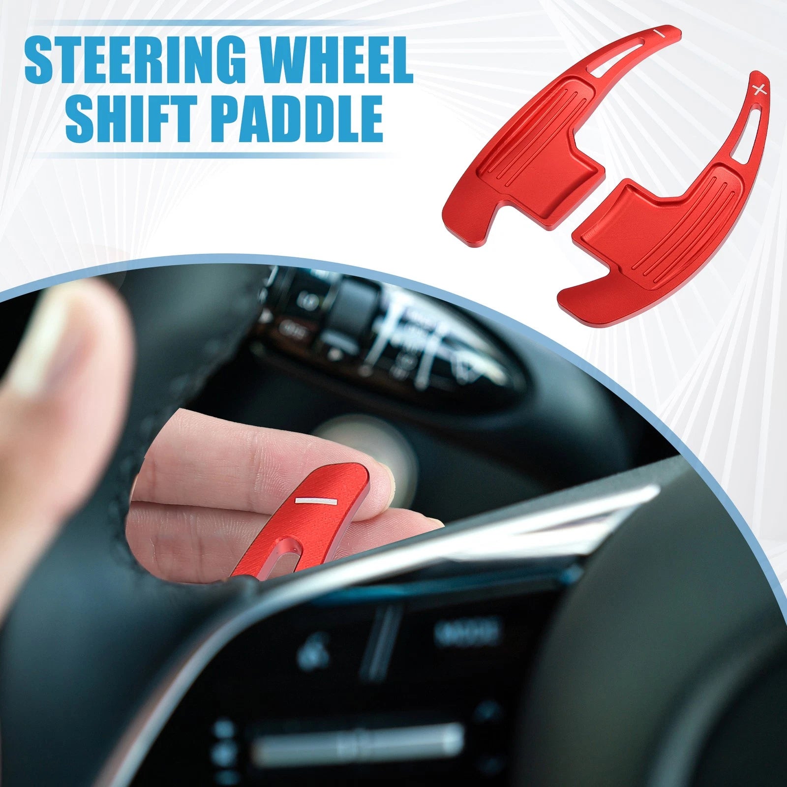 Steering Wheel Shift Paddle Set for Ford Mustang (2015–2021)