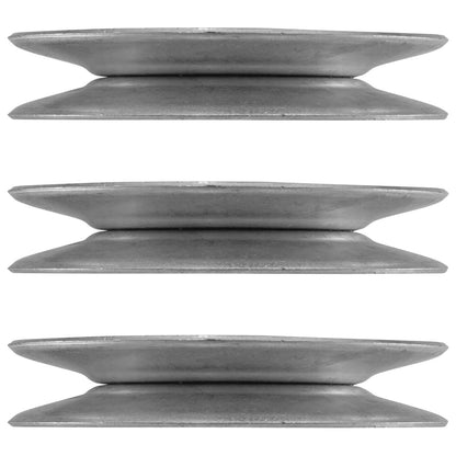 Qty 3 Deck Sheave Idler Pulley Replacement for John Deere X300 (2015–2020)