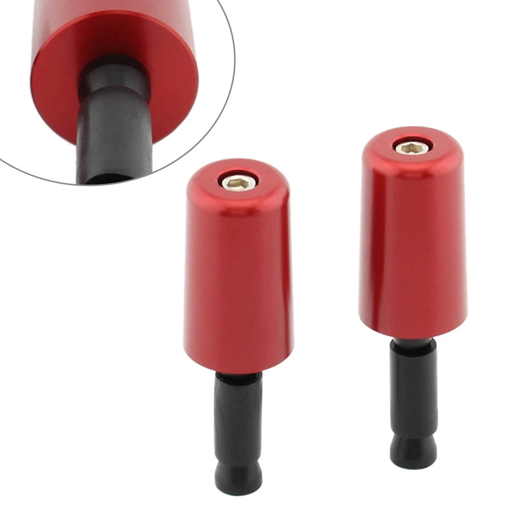 2X Handlebar Grips for Universal Motorcycle (50.8mm) - Red