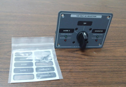 AC Rotary Switch Panel 30A for Blue Sea 8367 (Used)