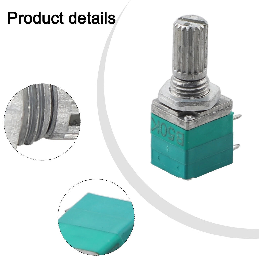 5PCS RV097NS 5PIN Sealing Potentiometer with Switch B1K