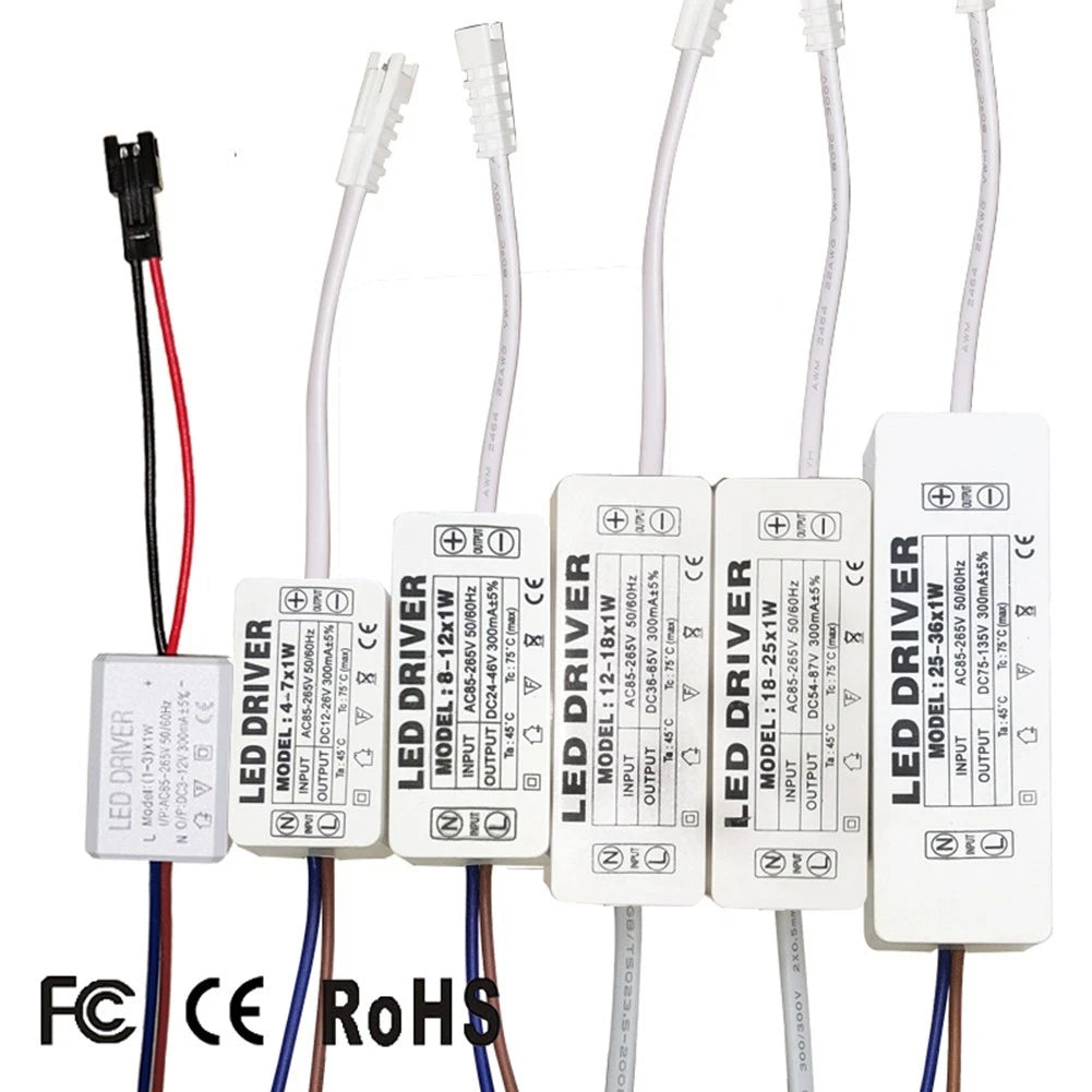 LED Driver Power Supply Unit AC85-265V for UK Lighting Transformers