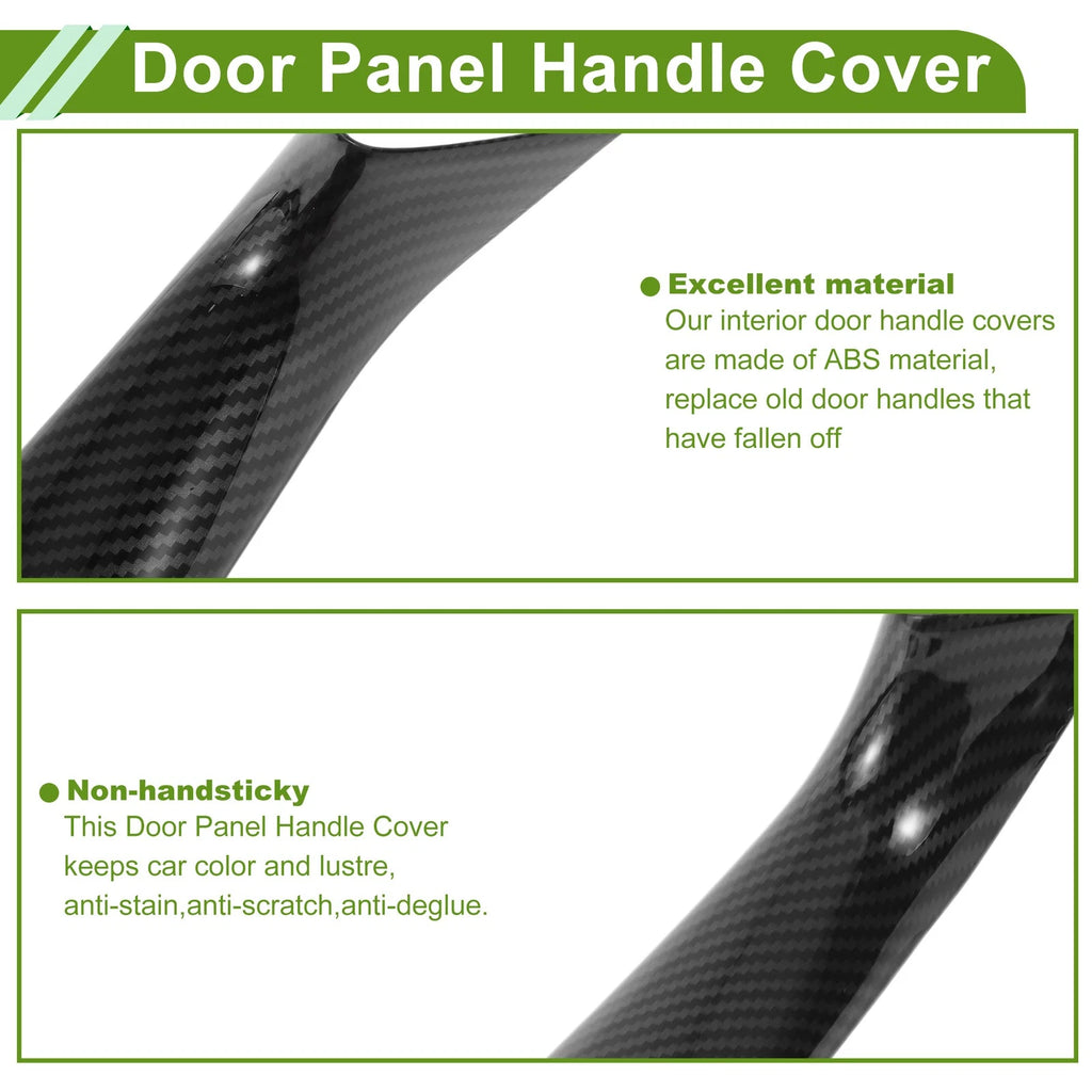 Door Panel Handle Pull Trim Cover for BMW 5 Series (2017–2022) Carbon Black
