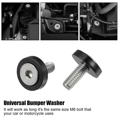 20pcs M6x20mm Fender Bumper Washer Bolt Set for Universal Vehicles
