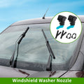 Windshield Washer Nozzle Kit with Hose Connector for Ford Edge (2011–2015)