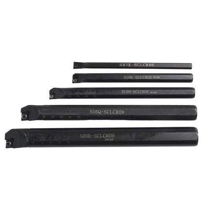 5pcs SCLCR09 Turning Tool Boring Bar Holder Insert for CCMT