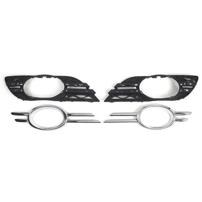 Front Fog Light Grill Cover Trim for Mercedes-Benz E320 E350 E550 E63 (2007–2009)