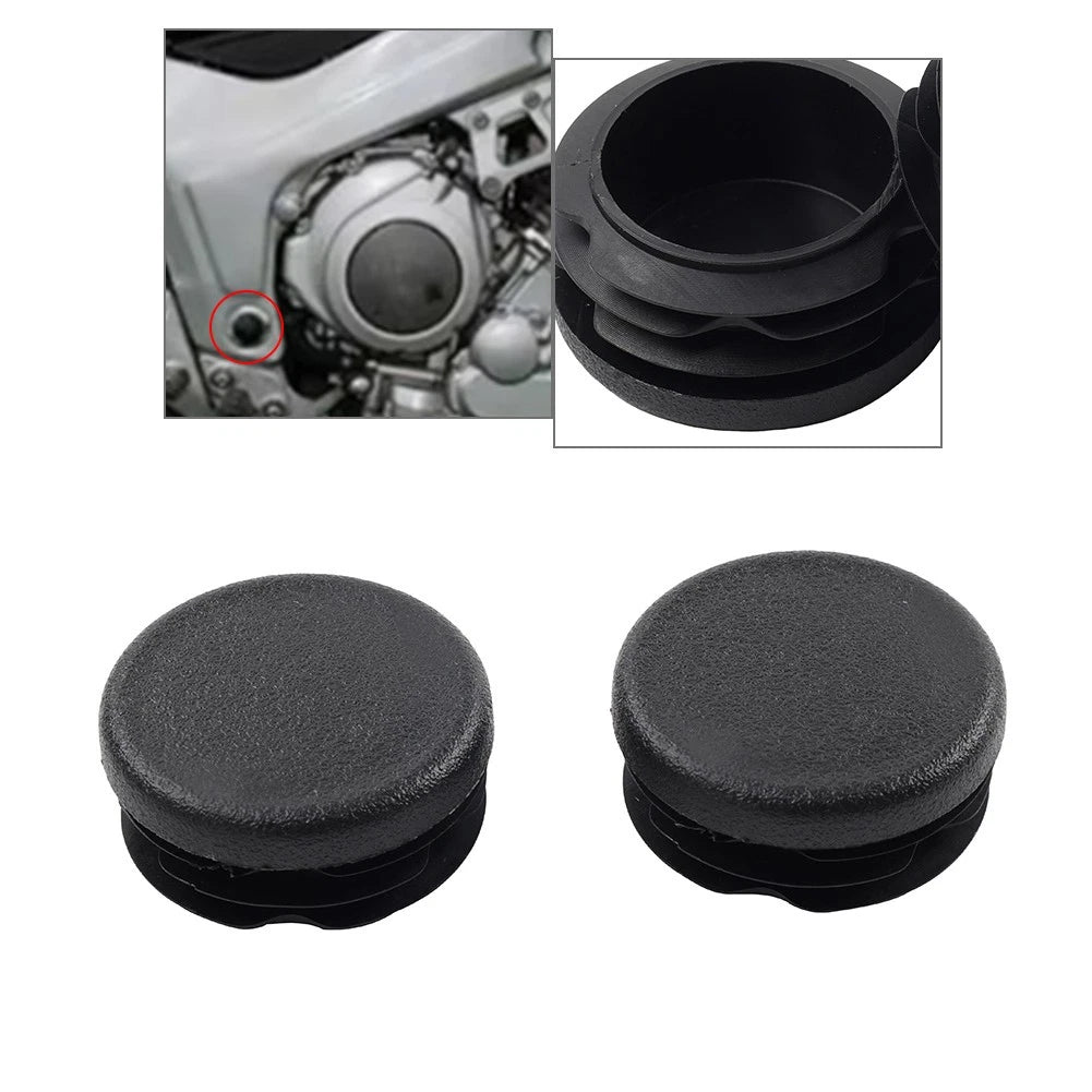 2X Motorcycle Frame Hole Cover Caps for Yamaha TDM 850 (2002–2018)