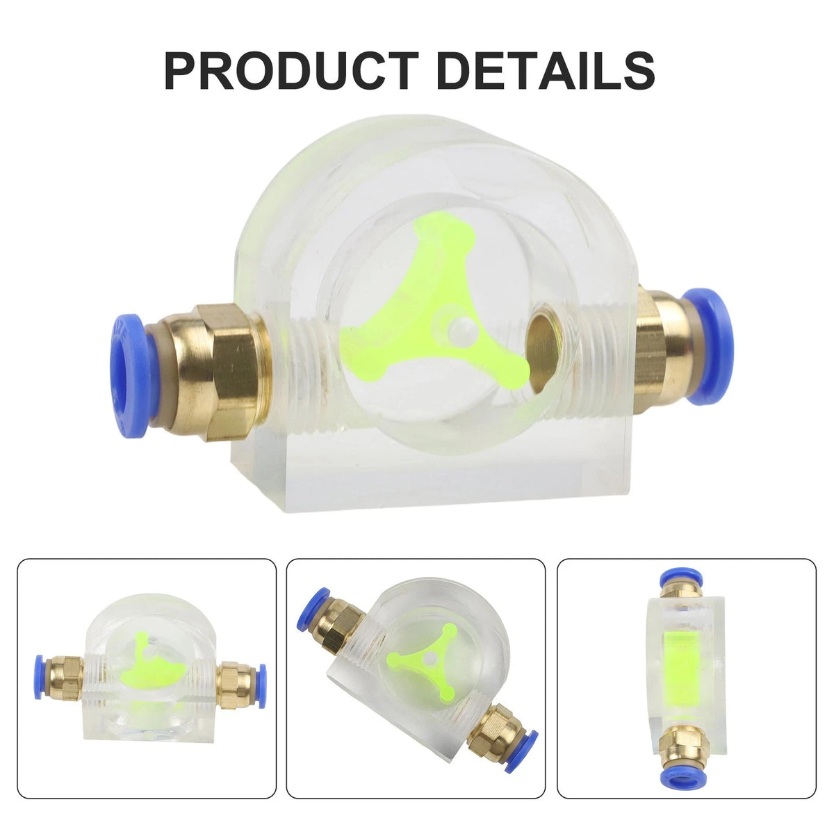 Acrylic Flow Meter for Water Cooling Spindle Motors (1pcs)