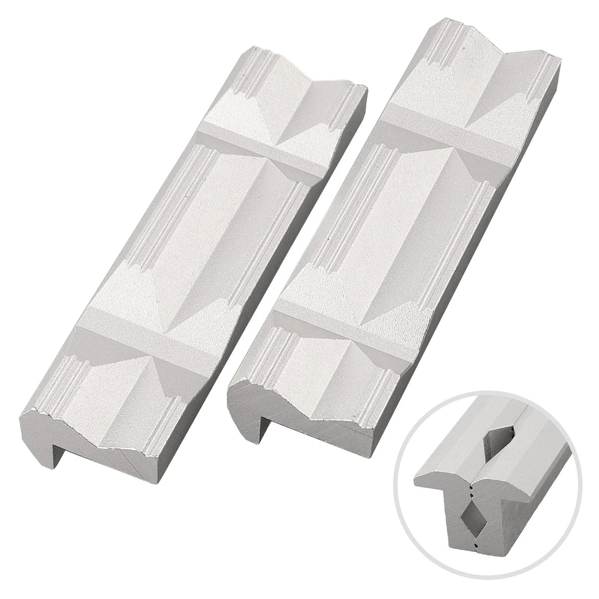 V Type Jaw for CNC Milling Steel Vise (1 Pair)