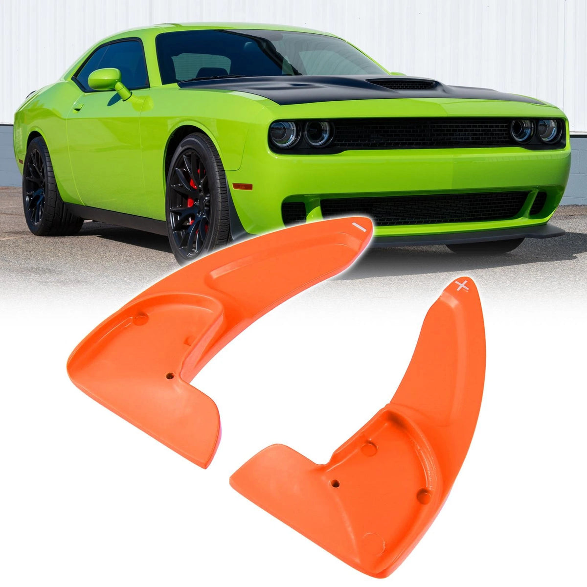 Steering Wheel Paddle Shifter Cover Set for Dodge Charger Challenger (2015–2023)