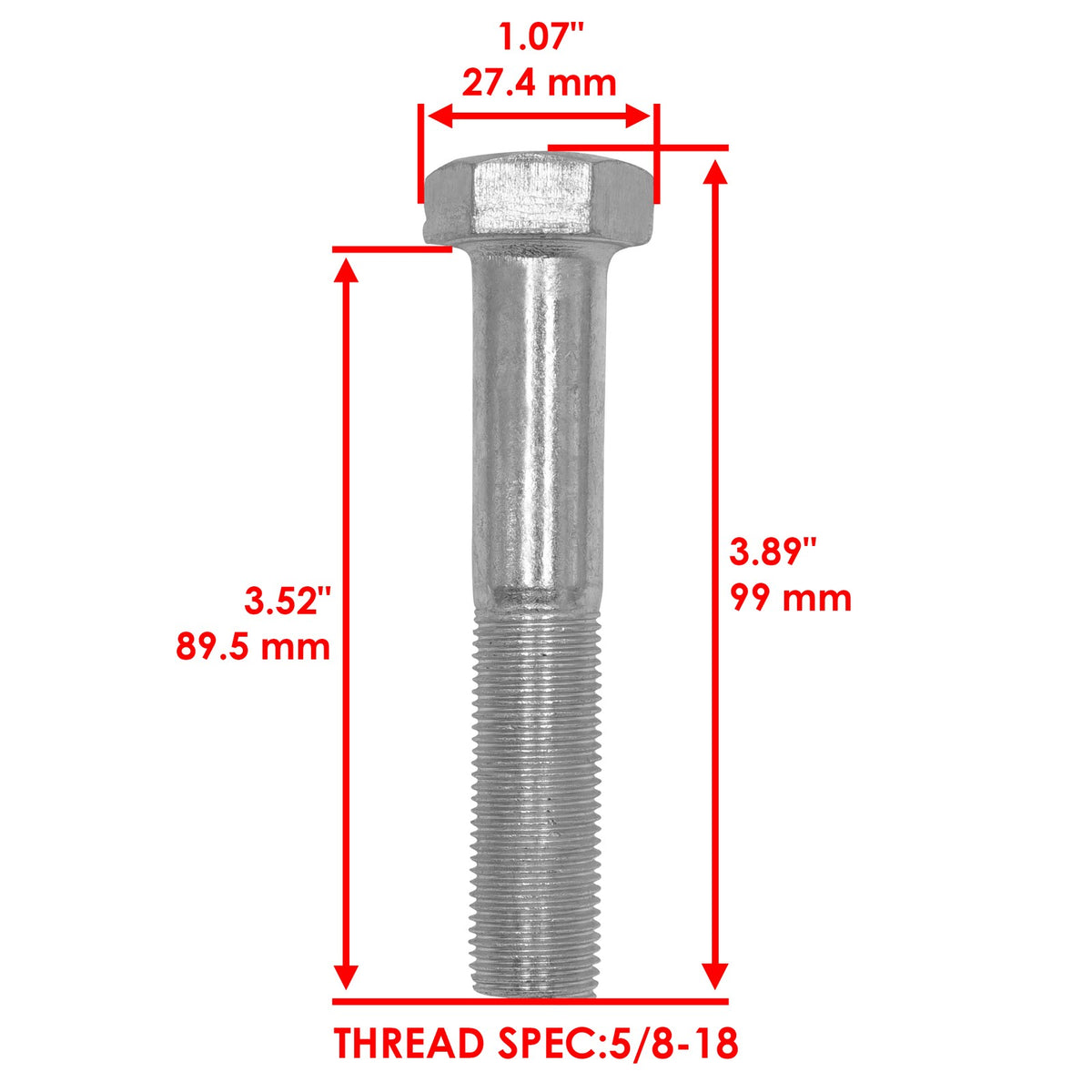Deck Blade with Bolt Heavy Duty for Bobcat Bunton 52 Inch (2011–2018)