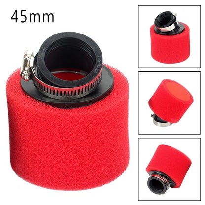 45mm Red Foam Air Filter for Mikuni 28mm, Molkt 26mm Carburetor