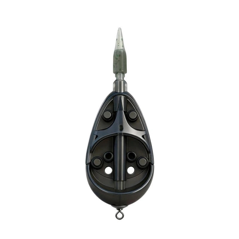 Feeder Style Bait Container with Weighted Base