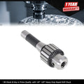 R8 Shank & Key for Keyed Drill Chuck (1/8"-5/8")