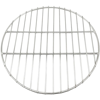 38cm Round Stainless Steel BBQ Grid for Grilling Baking Roasting