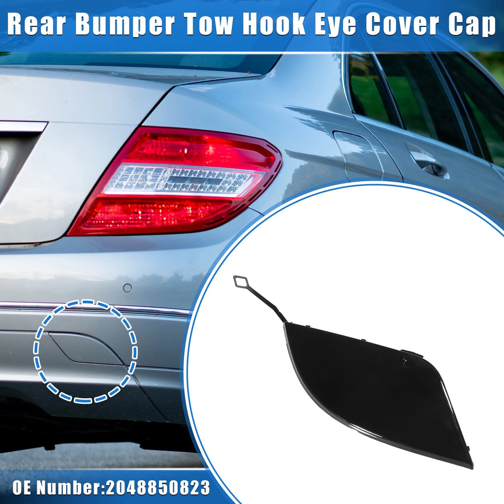 Tow Hook Eye Hole Cap Rear Replacement for Mercedes-Benz C300 (2008–2011)
