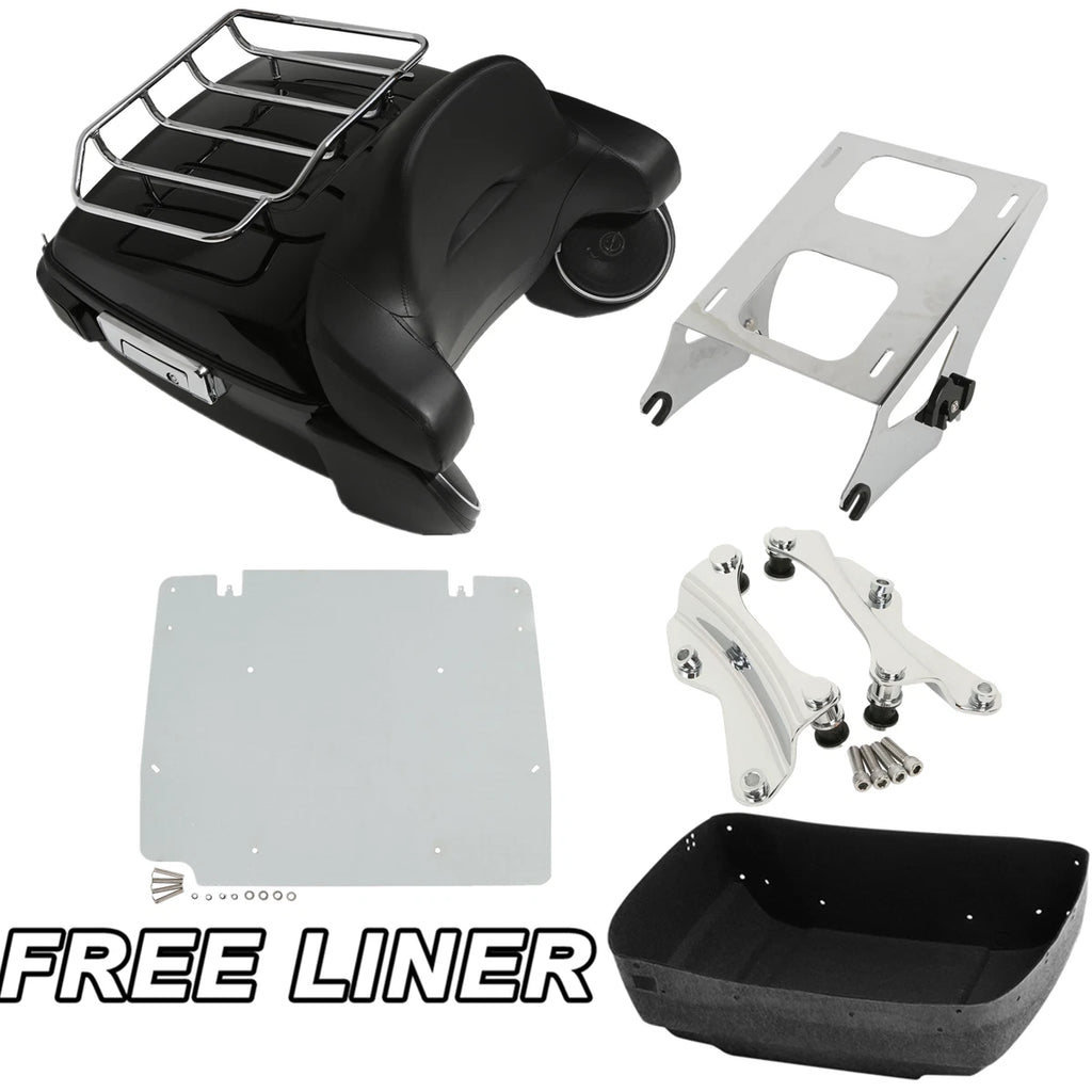 Trunk Pad Light Speakers Plate Docking Kit for Harley Road Glide (2014–2026)