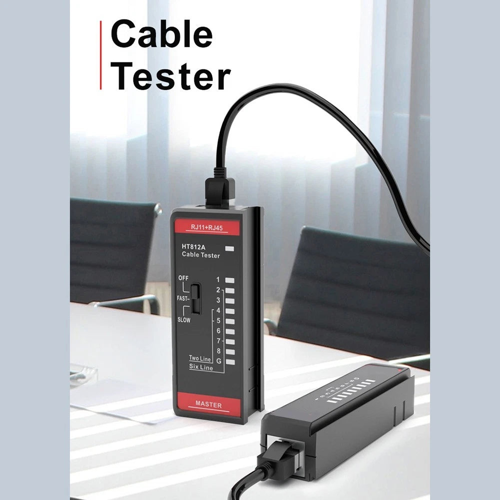 HT812A Cable Tester for RJ45 Network & RJ11 Phone Line