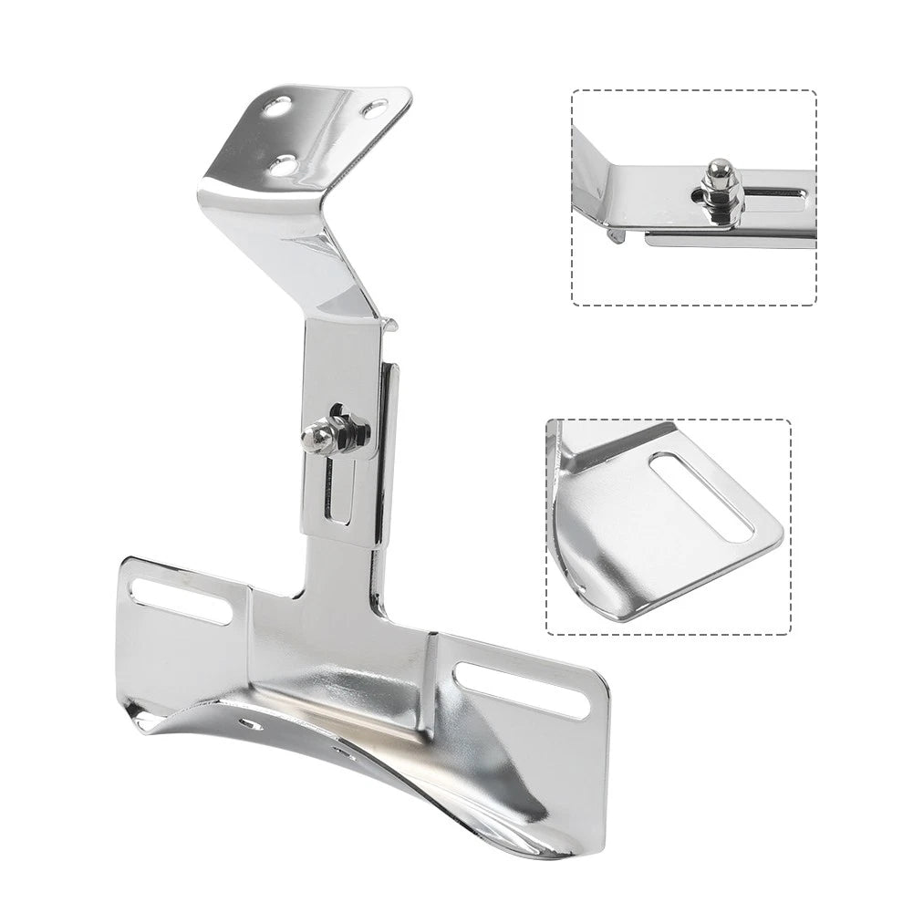 Rear License Plate Bracket for Harley FLH (1975–1984) Chrome