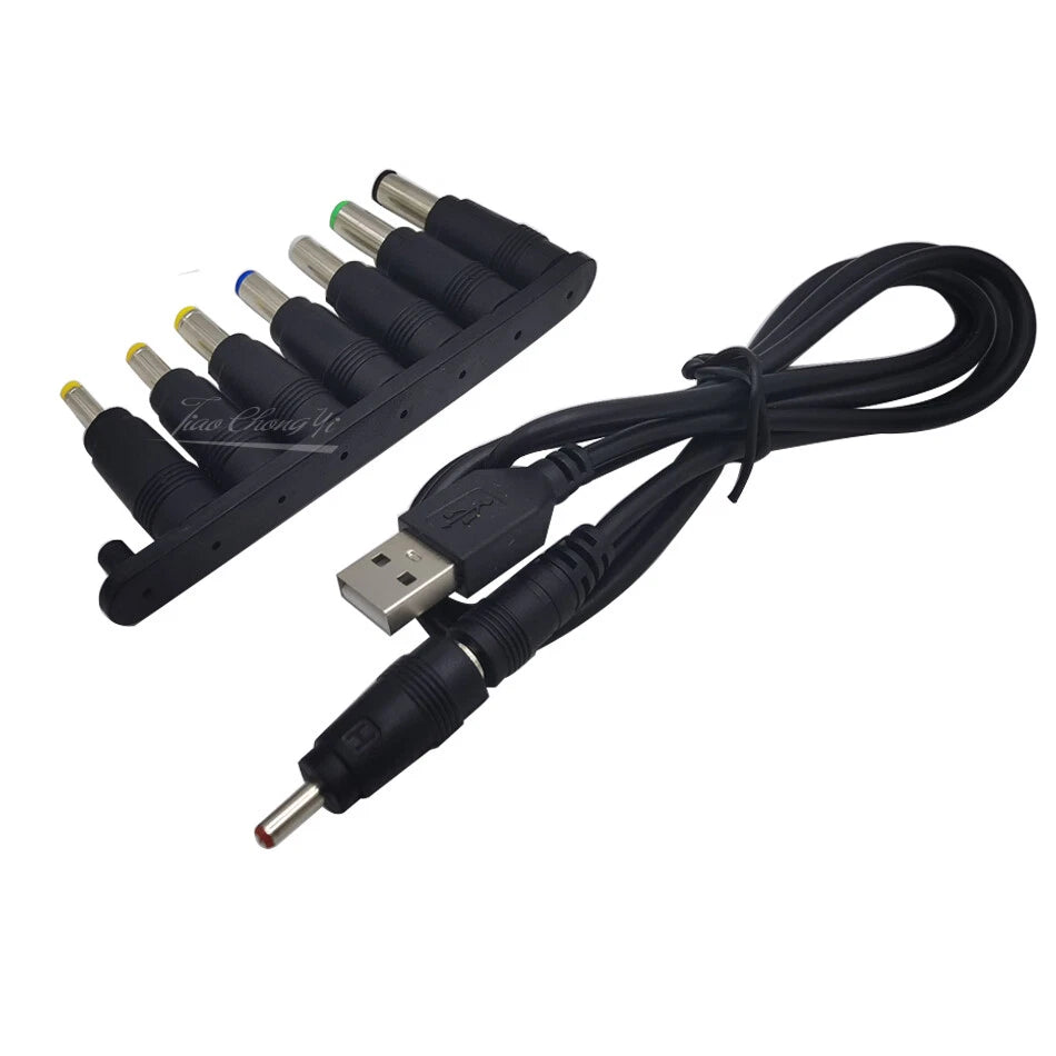 USB to DC Power Cable Jack Charging Cable Adapter for (1 Set)
