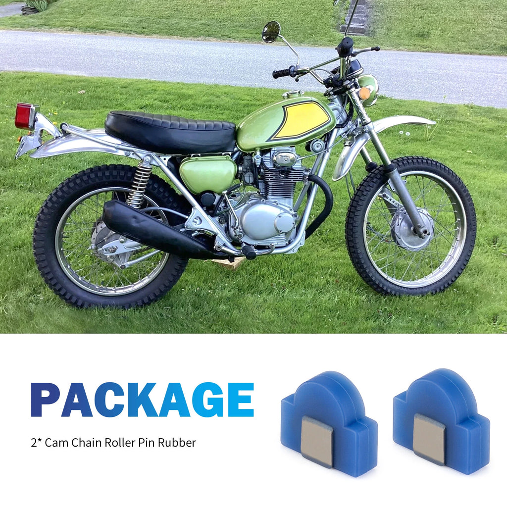 Set of 2 Cam Chain Roller Pin Rubber for Honda CL350 SL350 CB350 (1968–1973)
