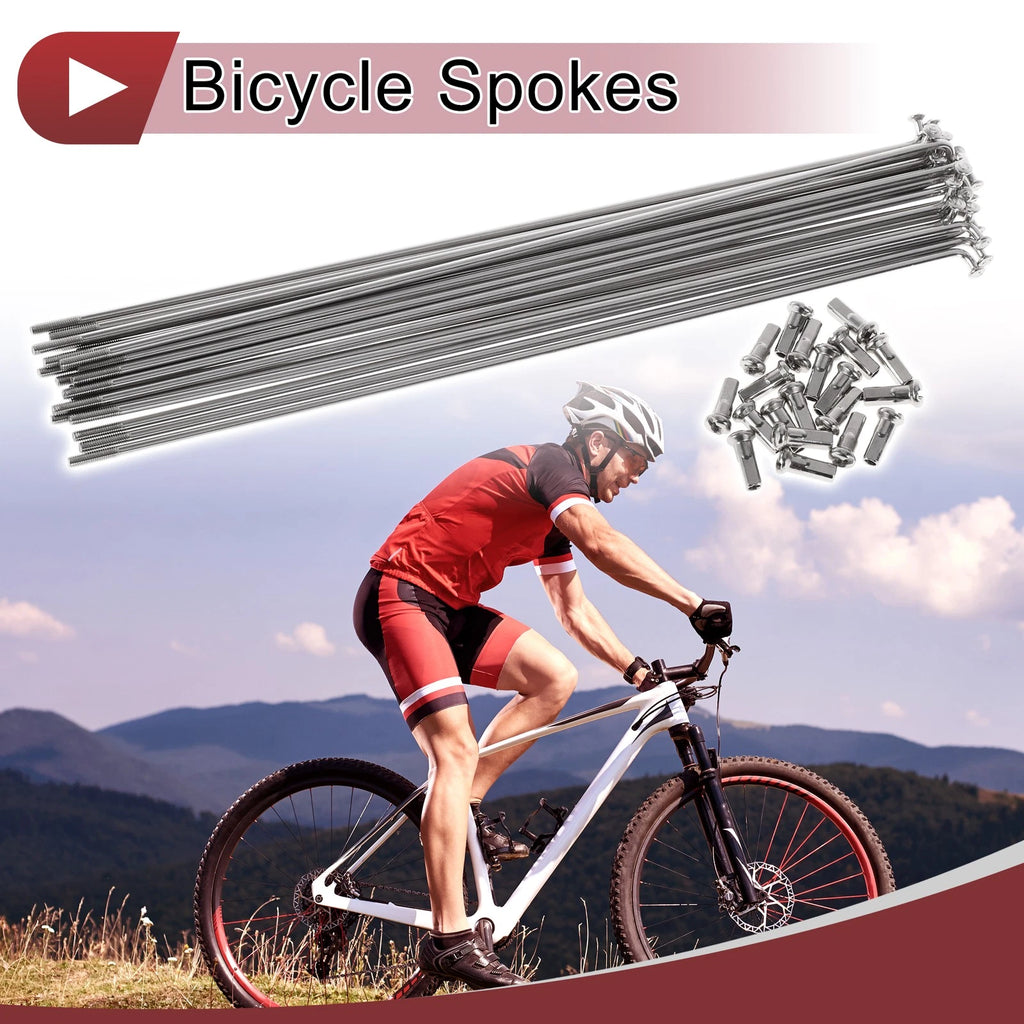 Bicycle Wheel Spokes Replacement Set for 20 Inch Bikes (209mm) (304SS)