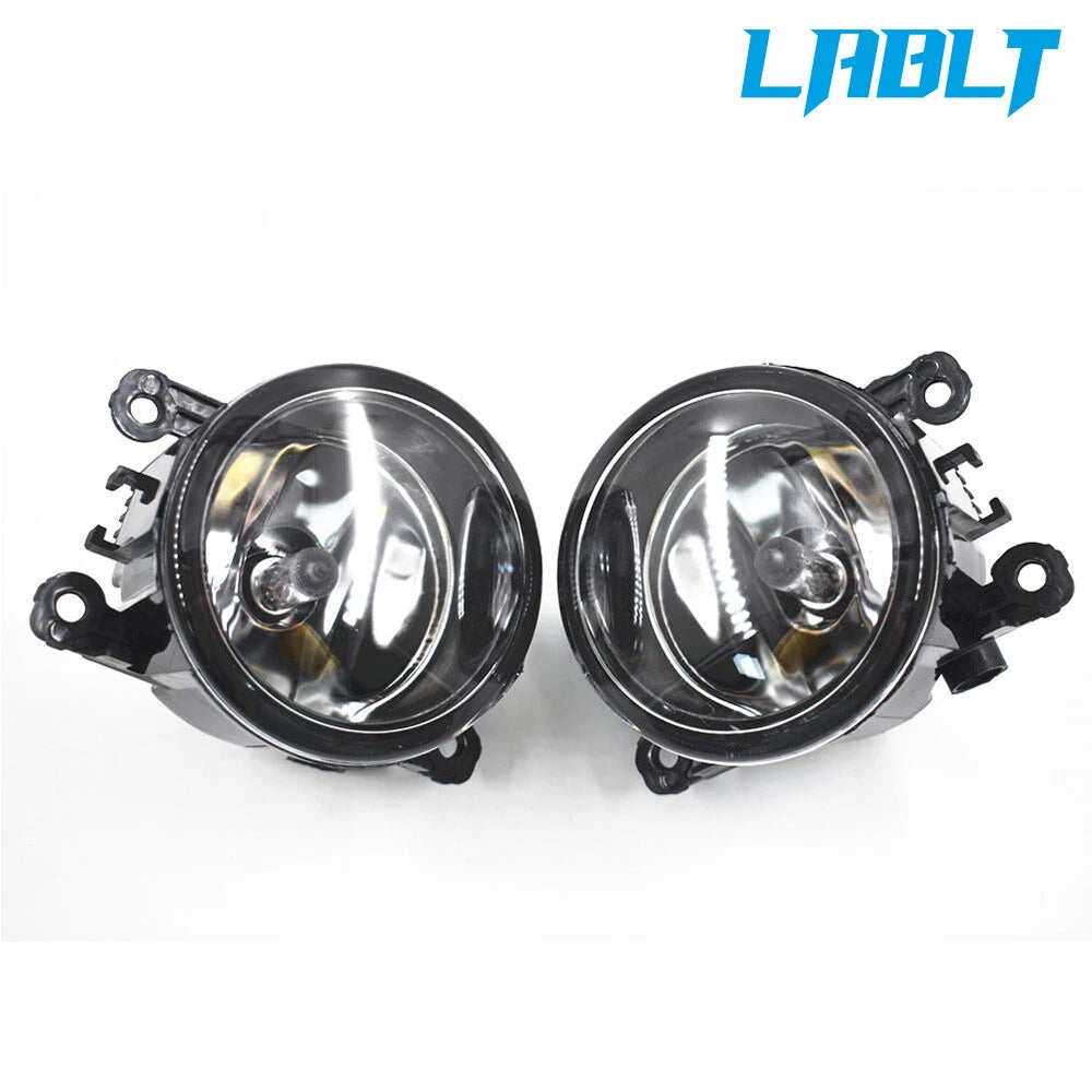 2X Front Halogen Fog Light Lamp Assembly w/Bulbs for Ford Focus (2012–2014)