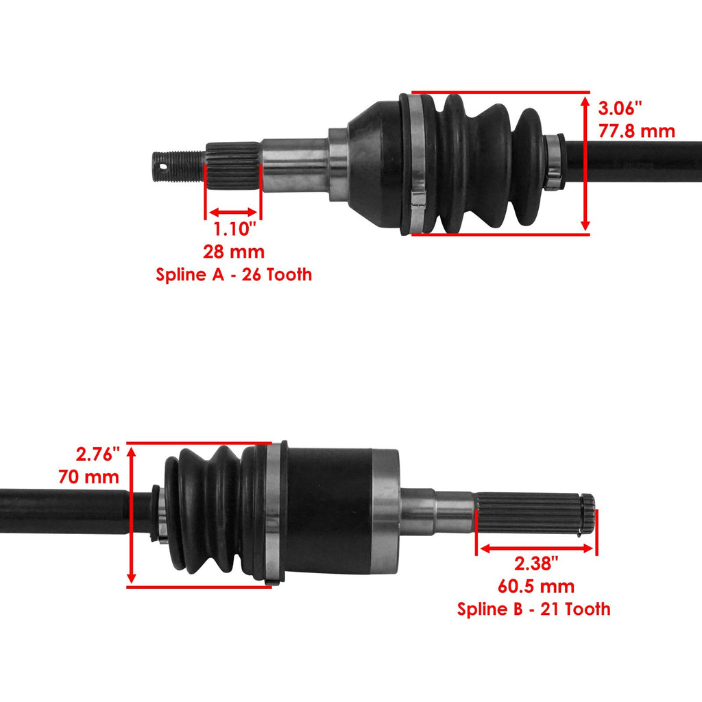 Front Right CV Axle Replacement for Can-Am Outlander 650 / Max 650 (2019–2023)
