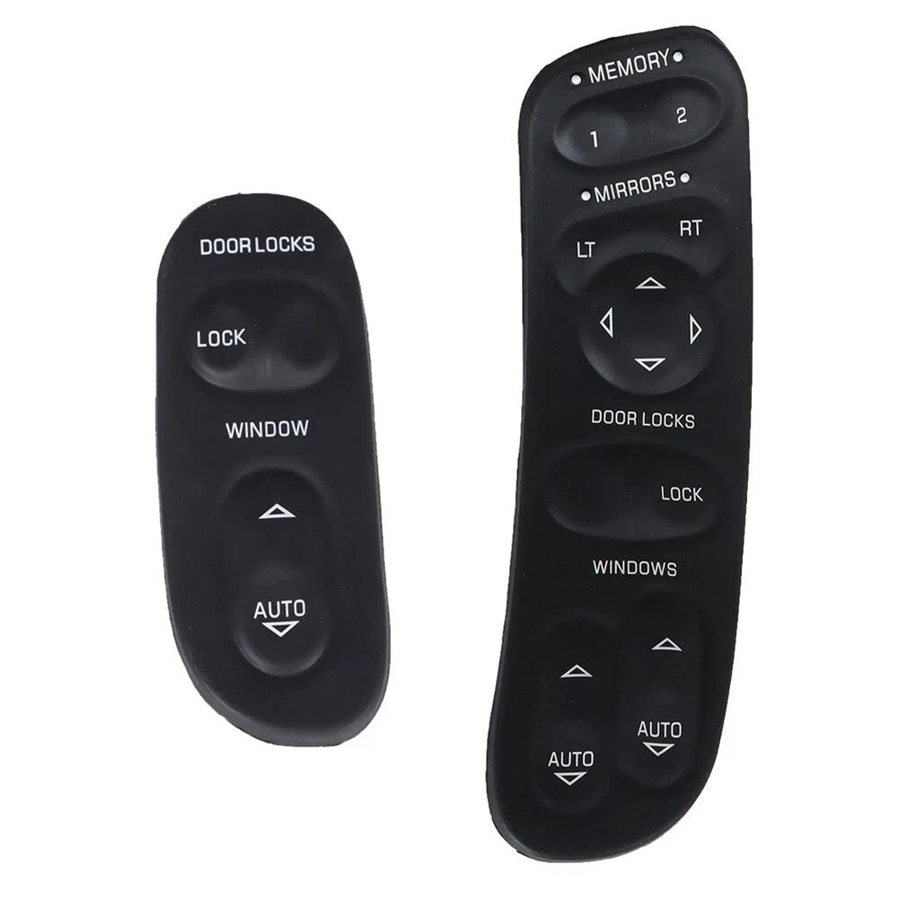 Power Window Switch Front Left Right Plastic Housing Two-Piece Kit OE Fit