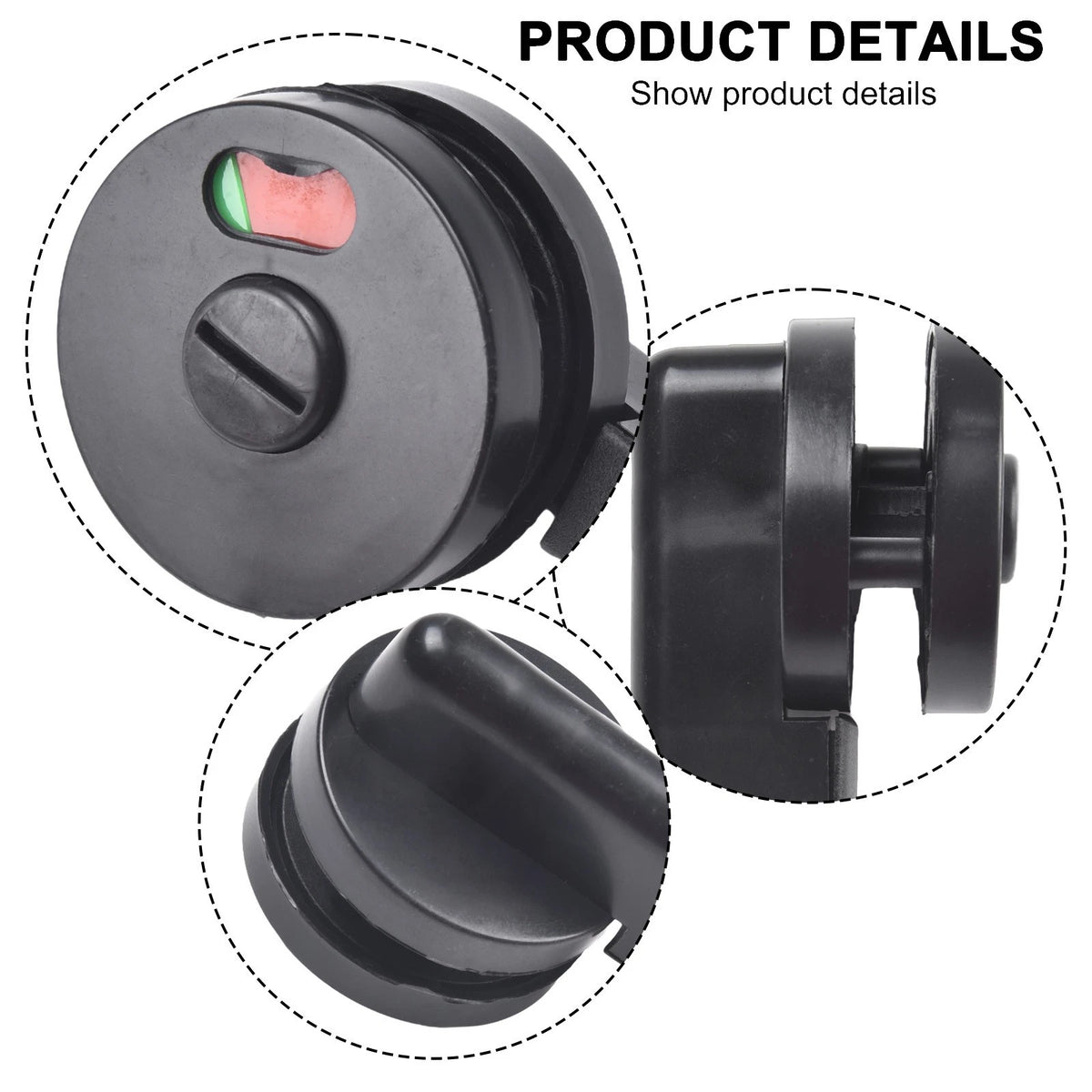 Black Door Lock Engaged Indicator Latch for unspecified
