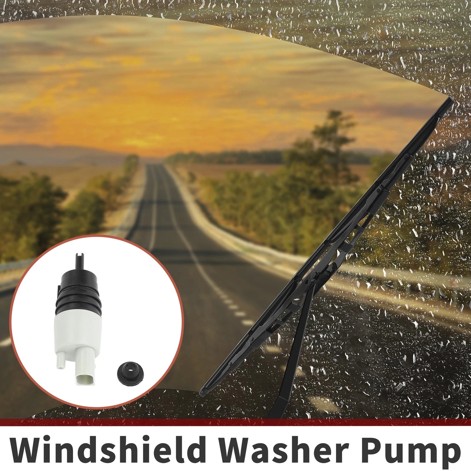 Windshield Washer Pump with Grommet Replacement for Mercedes-Benz C-Class (2015–2021)