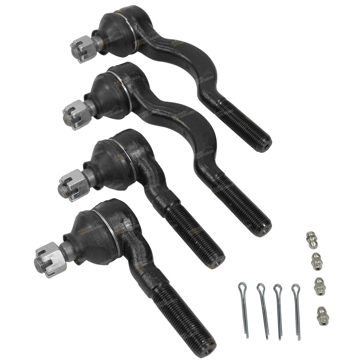 Set of 4 Inner & Outer Tie Rod Ends for Mitsubishi Challenger PA (1998–2006)