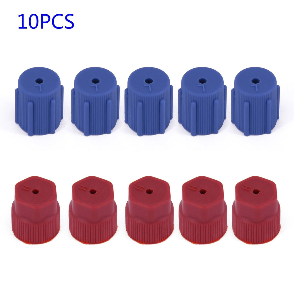10Pcs AC System Charging Port Cap Set for Replacement (Universal)
