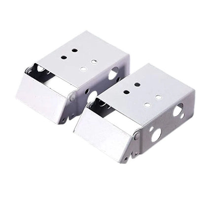 2X Venetian Blind Brackets for Easy Installation (White)