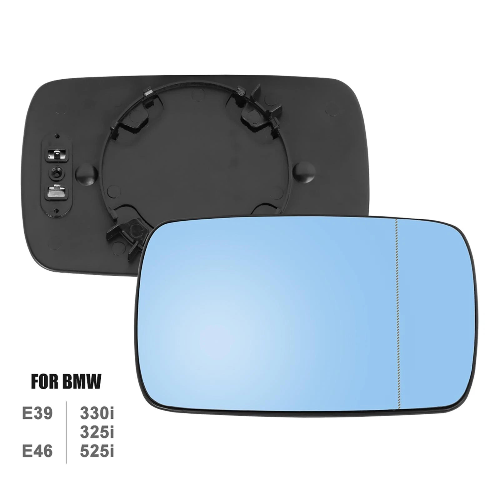 Right Side Heated Mirror with Backing Plate for BMW E39 E46 330i 325i
