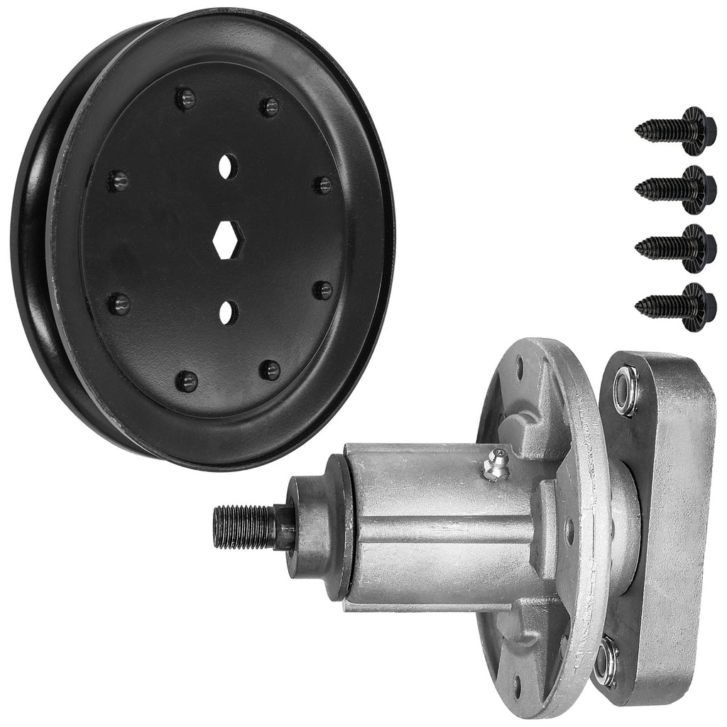 Deck Spindle Assembly and Pulley Replacement for John Deere GX20367 (2007–2012)