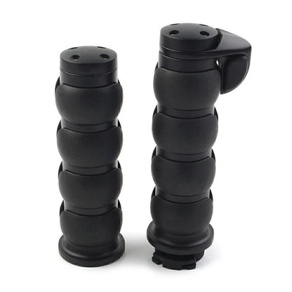 2X Handlebar Hand Grips for Harley Softail Cruiser Chopper Bobber